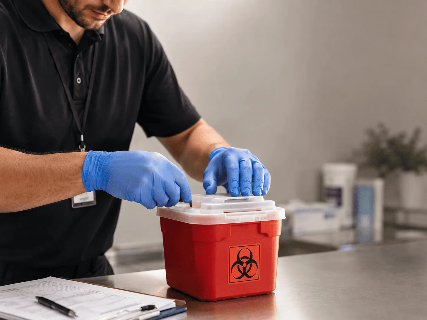 Why choose Sharps Waste Disposal in Haileyville, OK